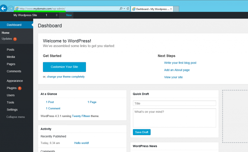 Wordpress Installation 23